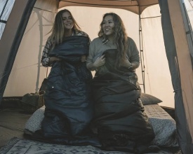 Sac de dormit, 190x75cm, negru, Easy Camp Sleeping Bag Starling Square Black 10C - Img 4