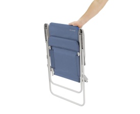 Scaun pliabil pentru camping, plaja, pescuit sau gradina, Outwell Blackpool Ocean Blue, culoare bleu albastru, 120 kg - Img 4
