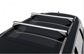 Set 2 bare portbagaj transversale, Universal, lungime bare 135 cm, cu prindere pe bare longitudinale integrate - Img 3
