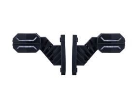 Set 2 lampi gabarit cu brat oblic 45°, 135mm, 16LED-uri, 3 functii, stanga-dreapta, Dragon, Horpol