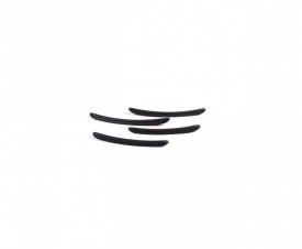 Set 4 Ornamente protectie aripa negru mat compatibil VW Golf 4 5 6 7 8 - Img 1