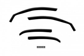 Set 4 paravanturi auto Ford Focus C-Max / C-Max 2003-2010 fata-spate, fumuriu transparent - Img 1