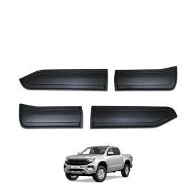 Set 4 Protectii laterale pentru usi compatibile VW Amarok 2023->, plastic ABS, calitate Premium