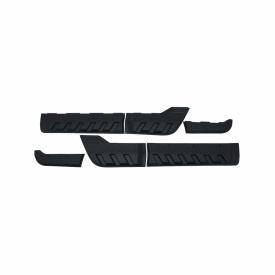 Set 6 Protectii laterale pentru usi compatibile Mitsubishi L200 2019->, plastic ABS, Produs Resigilat
