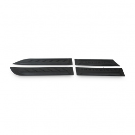 Set 6 Protectii laterale pentru usi compatibile Toyota Hilux 2015-2020, plastic ABS, calitate Premium - Img 1