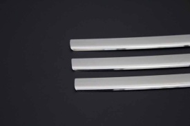 Set 8 ornamente inox pentru grila fata RENAULT TRAFIC 2001-2010 - Img 2
