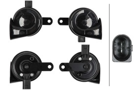Set Claxon Auto Hella TE26, 400-500 Hz, 12V 110db compatibil Audi A1, A3, A4 B7, B8, B9, A5, A6 C6, C7, C8 inclusiv pentru modelele Alllroad, 2004-2024 - Img 8