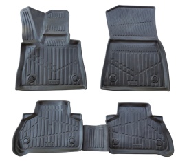 Set covorase auto cauciuc BMW X5 G05 2018-2025, forma tavita 3D