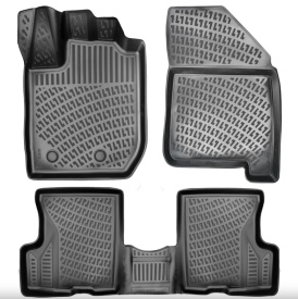 Set covorase auto cauciuc Dacia Duster II 2017-2021, forma tavita