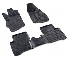 Set covorase auto cauciuc Dacia Duster II 2021-2024, forma tavita - Img 2