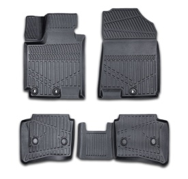 Set covorase auto cauciuc Hyundai i20 2014-2020, forma tavita 3D