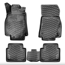 Set covorase auto cauciuc Mercedes Clasa A W169 2004-2012 forma tavita