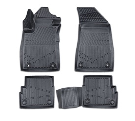 Set covorase auto cauciuc MG HS 2018-2024, forma tavita 3D