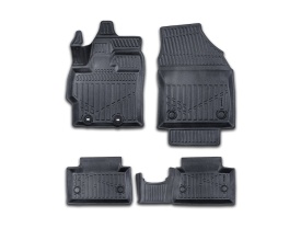 Set covorase auto cauciuc Toyota Yaris 2020->, Yaris Cross 2022->, forma tavita 3D