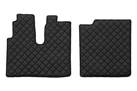 Set covorase camion, piele ecologica compatibil cu MAN TGX 2020-> Negru AUTOMAT - Img 2
