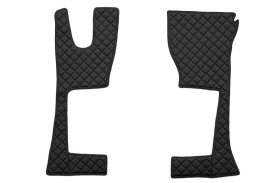 Set covorase camion, piele ecologica compatibil cu MERCEDES ACTROS MP4 Negru cabina mare 230 cm - Img 2