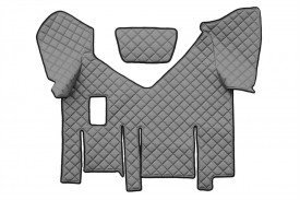 Set covorase camion, piele ecologica compatibile cu IVECO STRALIS XP 2013-> Gri, cu frigider - Img 3