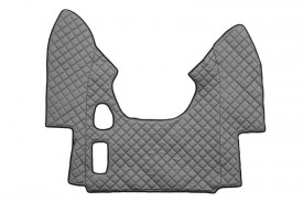 Set covorase camion, piele ecologica DAF XF 95 1997-2005 Gri, MANUALA - Img 2