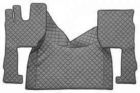 Set covorase camion, piele ecologica VOLVO FH4 FH5 2013-> Gri, AUTOMAT - Img 1