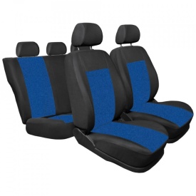 Set huse auto pentru scaune pentru VW TIGUAN 1 2008-2011, material textil, negru cu gri deschis, Lichidare stoc! - Img 5