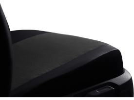 Set huse scaune auto, dedicate Opel Zafira C 2012->, cu 7 locuri, piele ecologica cu alcantara, negru cu gri - Img 8