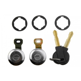 Set incuietoare butuci usi fata stanga si dreapta cu 2 chei compatibil Peugeot Partner 1996-2015 - Img 3