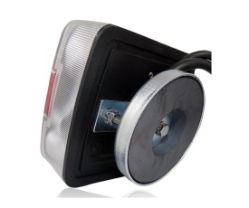 Set Lampi cu 5 functii si cablu de 7,5m cu priza si magnet, 12/24v, 100x10mm, peridoc , remorcuta - Img 4