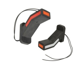 Set lampi gabarit stanga si dreapta, LED Alb/Rosu/Portocaliu, 12-24V, WAS
