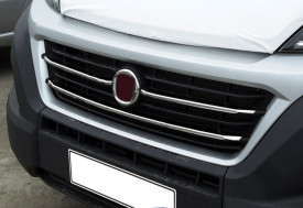 Set ornamente inox grila compatibil cu FIAT DUCATO 2014-> - Img 3