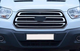 Set ornamente inox grila si rama FORD TRANSIT 2013-> - Img 2