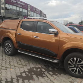 Set Protectii laterale pentru usi compatibile Nissan Navara NP300 2016->, plastic ABS - Img 6