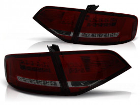 Set stopuri LED compatibile cu Audi A4 B8 2008-2011 SEDAN Rosu Fumuriu LED - Img 1