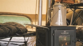 Soba pentru camping, cort Robens Hunter Stove, cu suprafata de gatit si burlan - Img 11