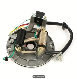Stator 80-110-125cc (5 fire, 2 bobine, cu platou si senzor scanteie)