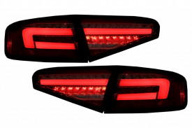 Stopuri Full LED compatibil cu AUDI A4 B8 2012-2015 Sedan Rosu Semnal Dinamic OEM LED - Img 2