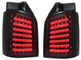Stopuri LED compatibil cu VW T5 2003-2015 Negru Fumuriu - Img 1