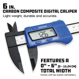 Subler Electronic cu Afisaj LCD din Metal, Masurare 0-150mm - Img 2