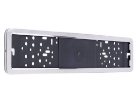 Suport numar auto metalic cromat compatibil cu SEAT - Img 2