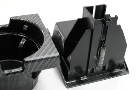 Suport Pahare si Monede compatibil cu BMW 3 Series E46 1998-2005 Carbon Fiber Look - Img 7
