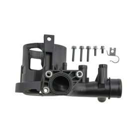 Teava de legatura conducte racire, cot flansa lichid racire, suport filtru combustibil compatibil Mercedes C W204 2008-2014, W205 2013-2015, Clasa E W212 2009-2016, Sprinter 906 2006-2018, non facelift  - Img 6