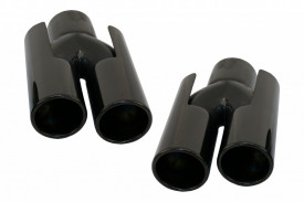 Tobe Ornamente compatibil cu sistemul de evacuare BMW BMW E60 E90 E92 E93 F10 F30 M3 M5 M6 ACS Look Negru Lucios - Img 2
