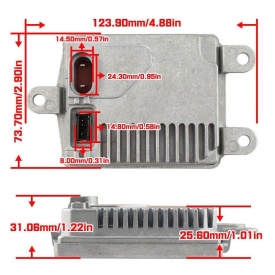 Balast Xenon aftermarket compatibil cu Osram 83110009044, 831-10009-044, 35 XT-D1 12V - Img 6