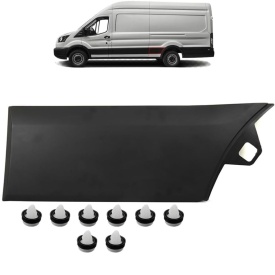 Bandou lateral protectie usa stanga spate inaintea rotii spate compatibil cu Ford Transit 2014-2019 - Img 2