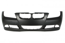 Bara auto fata compatibil cu BMW E90 2005-2008 cu gauri pentru lampa de ceata, cu gauri pentru senzorii de parcare