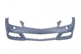 Bara auto fata compatibil cu MERCEDES W204 2011-2015 cu gauri pentru spalator de faruri, cu gauri pentru senzorii de parcare