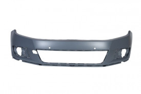 Bara auto fata compatibil cu VW TIGUAN 2011-> cu gauri pentru lampa de ceata, numar de gauri pentru senzorii de parcare: 4