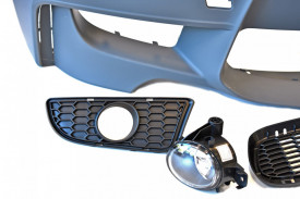 Bara Fata compatibil cu BMW Seria 1 E87 2004-2011 1M Design cu SRA fara PDC, cu proiectoare incluse - Img 5