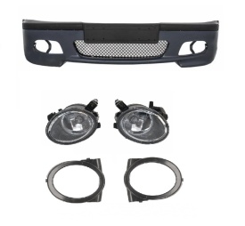 Bara Fata compatibil cu BMW Seria 3 E46 1998-2005 M-Tehnic Design cu proiectoare incluse