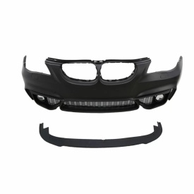 Bara Fata compatibil cu BMW Seria 5 E60 Sedan E61 Touring 2003-2010 M4 Look, cu gauri de proiectoare - Img 3