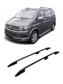 Bare longitudinale, toros compatibil VW T5 2003-2015, VW T6 2015-2021, Negru, caroserie scurta - Img 3